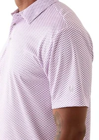 Men's Geometric Bow Tie Printed Polo