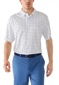 Men's Short Sleeve Digital Golf Polo T-Shirt