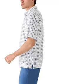 Men's Short Sleeve Digital Golf Polo T-Shirt