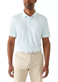 Men's Short Sleeve Dragonfly Printed Shirt