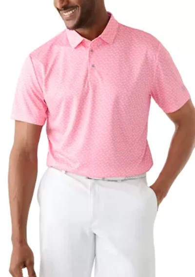 Men's Short Sleeve Dragonfly Printed Shirt