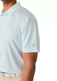 Men's Short Sleeve Dragonfly Printed Shirt