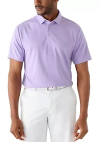 Men's Short Sleeve Performance Mesh Polo Shirt