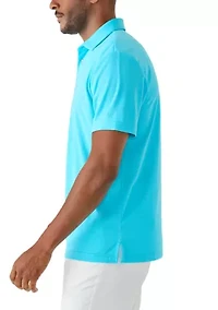 Men's Short Sleeve Performance Mesh Polo Shirt