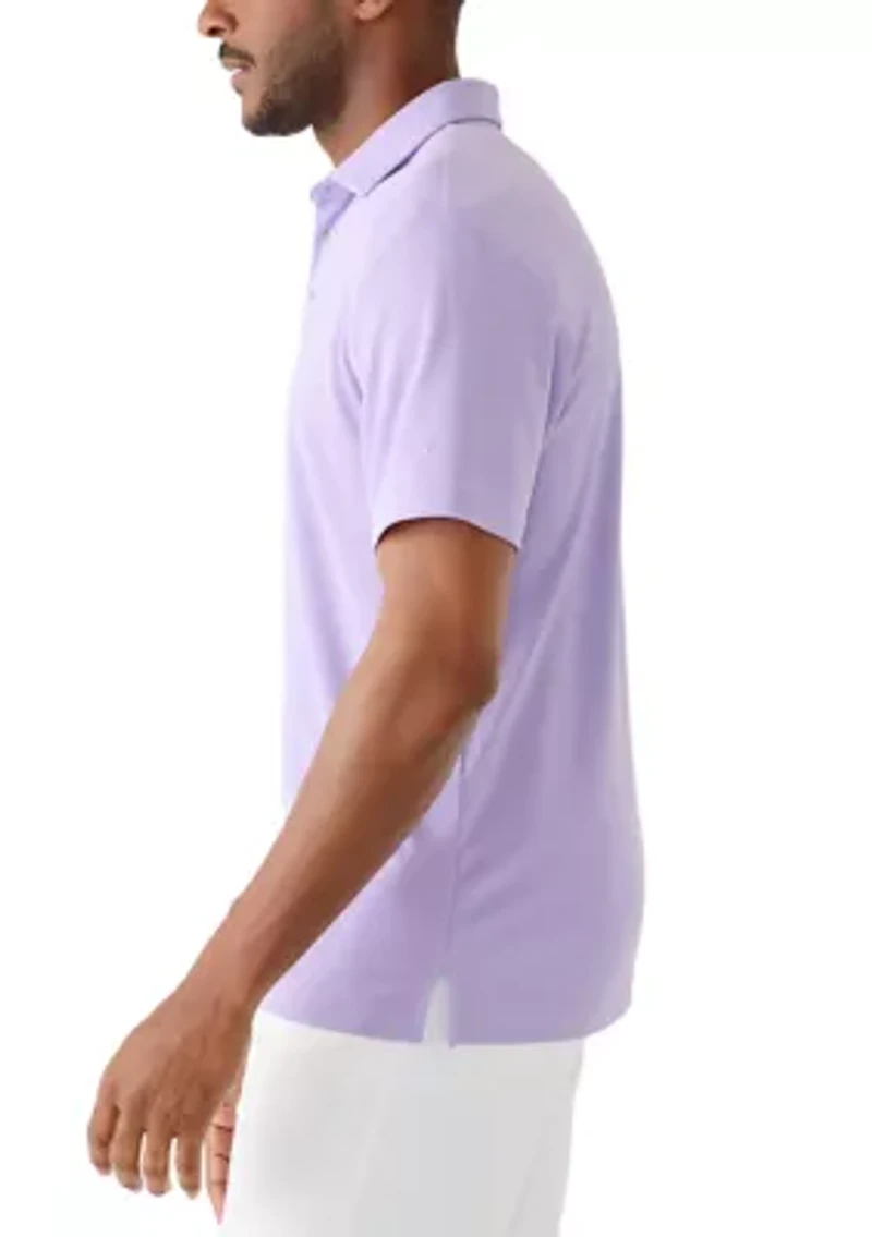 Men's Short Sleeve Performance Mesh Polo Shirt