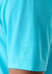 Men's Short Sleeve Performance Mesh Polo Shirt