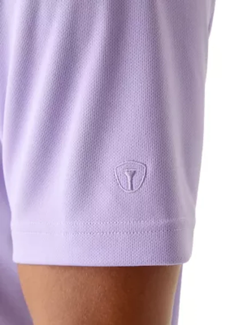 Men's Short Sleeve Performance Mesh Polo Shirt