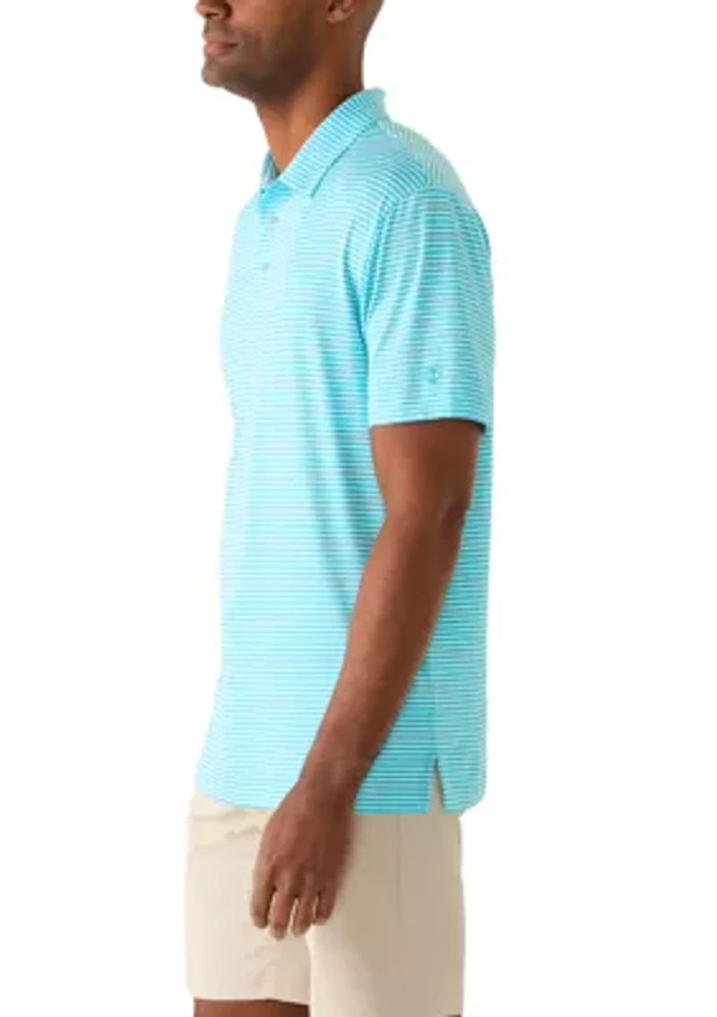 Men's Striped Polo Shirt