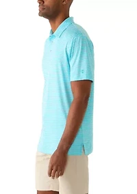 Men's Striped Polo Shirt