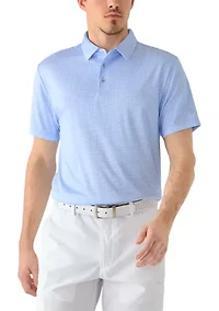 Men's Houndstooth Polo Shirt