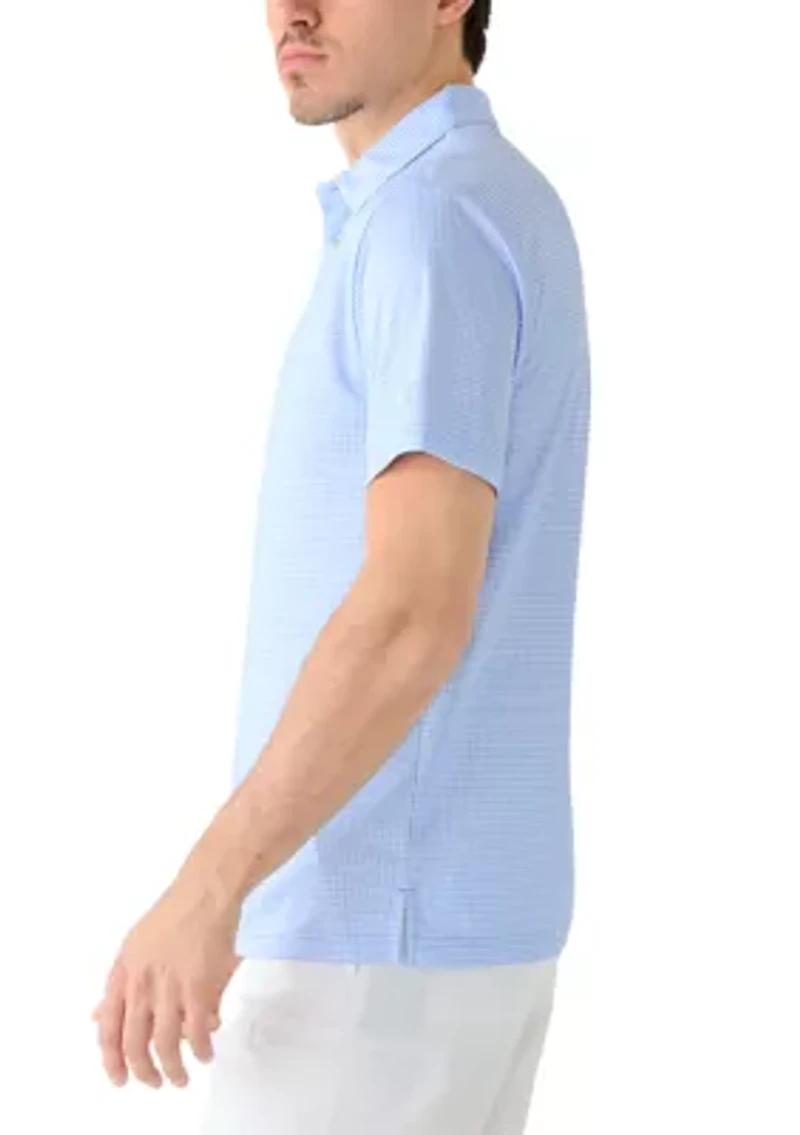 Men's Houndstooth Polo Shirt