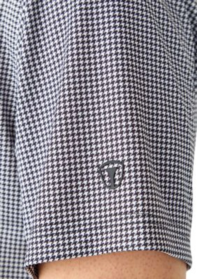 Men's Houndstooth Polo Shirt