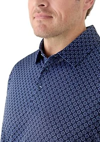 Big & Tall Short Sleeve Golf Ball Conversational Polo