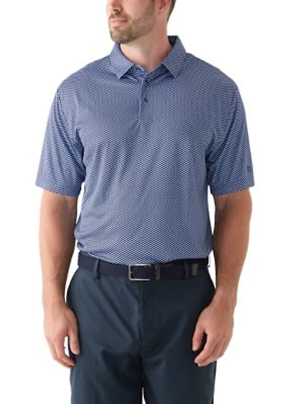 Big & Tall Short Sleeve Geometric Bow Tie Print Polo