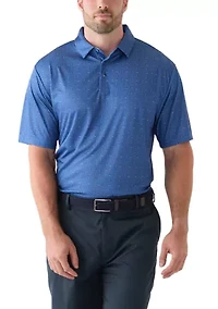 Big & Tall Short Sleeve Digital Golf Cart Polo