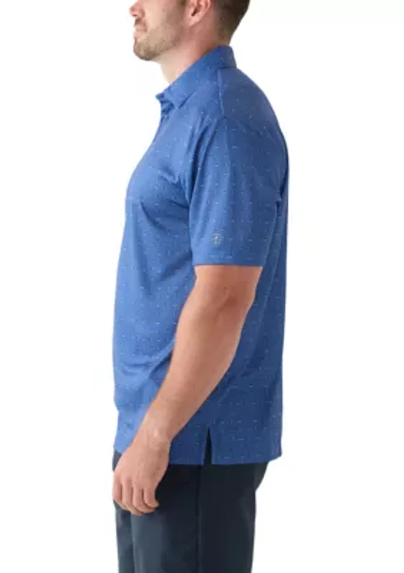 Big & Tall Short Sleeve Digital Golf Cart Polo