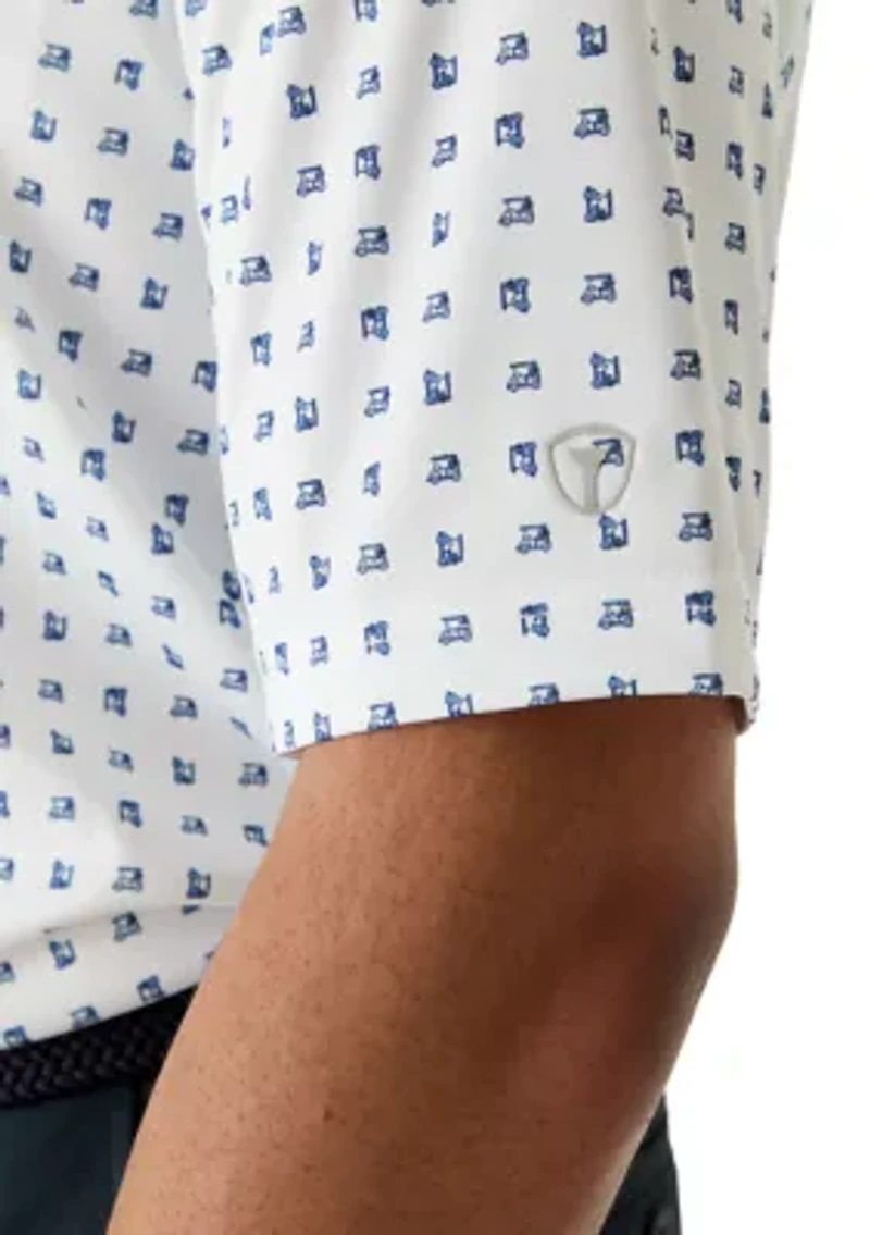 Big & Tall Short Sleeve Digital Golf Cart Polo