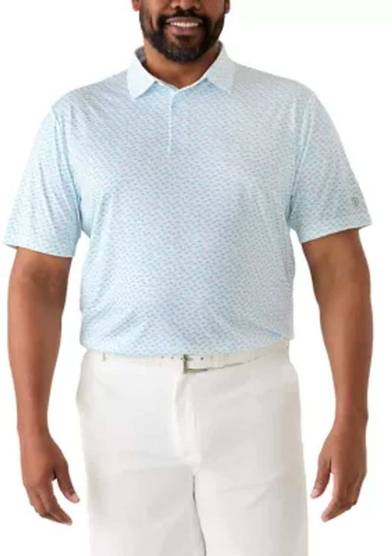 Big & Tall Dragonfly Conversational Polo Shirt