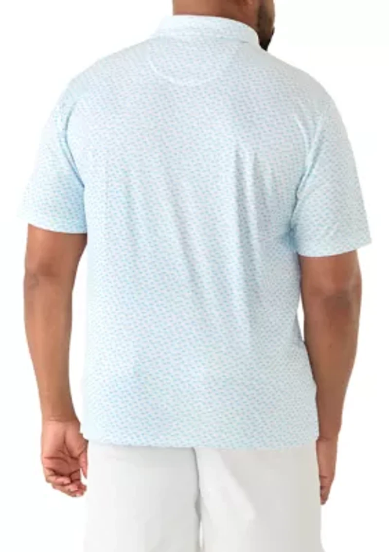 Big & Tall Dragonfly Conversational Polo Shirt