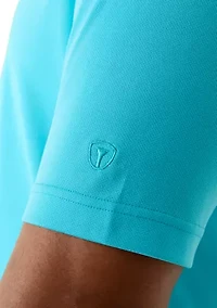 Big & Tall Performance Mesh Solid Polo Shirt