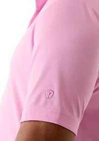 Big & Tall Performance Mesh Solid Polo Shirt