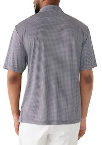 Big & Tall Houndstooth Polo Shirt