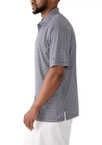 Big & Tall Houndstooth Polo Shirt