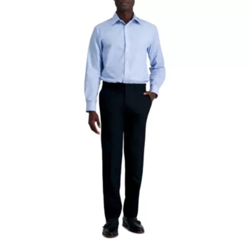 Louis Raphael Premium Stretch Straight Fit Flat Front Dress Pant