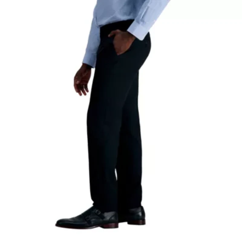 Louis Raphael Premium Stretch Straight Fit Flat Front Dress Pant