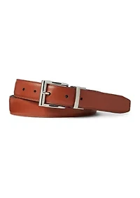 Reversible Leather Dress Belt