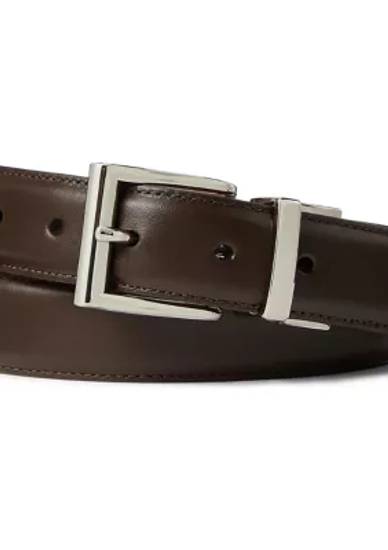 Reversible Leather Dress Belt