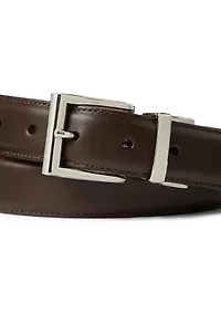 Reversible Leather Dress Belt