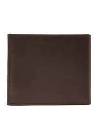 Pebbled Leather Billfold Wallet