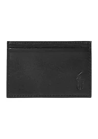 Pebbled Leather Card Case