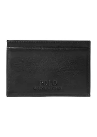 Pebbled Leather Card Case