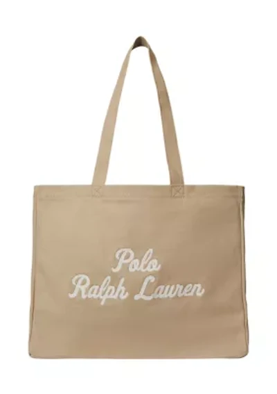 Embroidered Canvas Tote