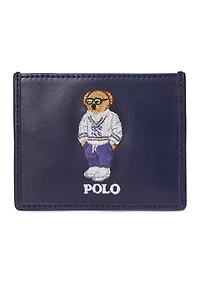 Polo Bear Leather Card Case