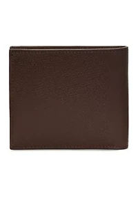 Pebbled Leather Billfold Wallet