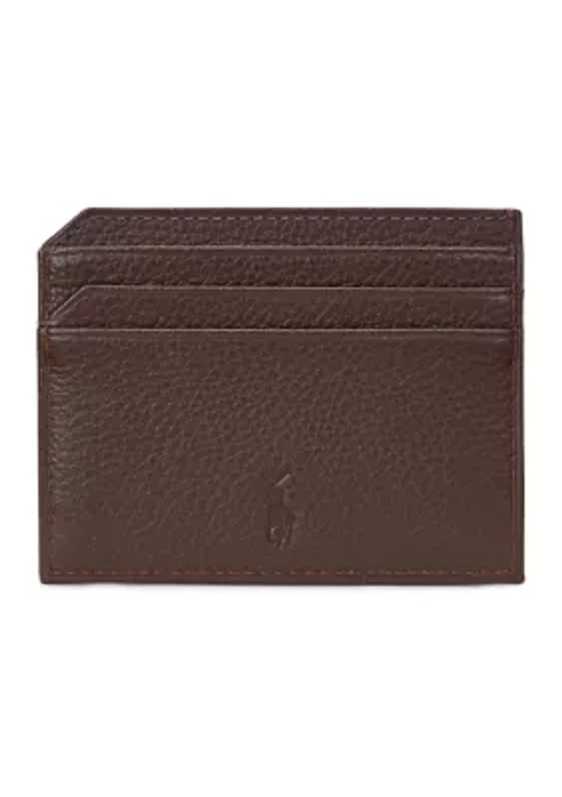 Smooth Leather Billfold Wallet