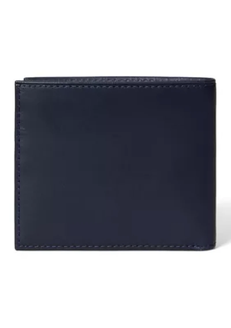 Polo Bear Leather Billfold Wallet