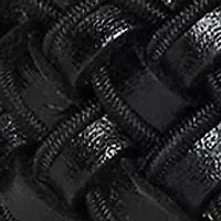 Leather & Braided Cord Woven Belt