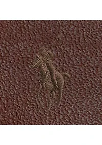 Webbed Cotton & Leather Belt