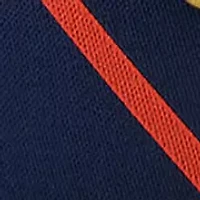 Webbed Cotton & Leather Belt