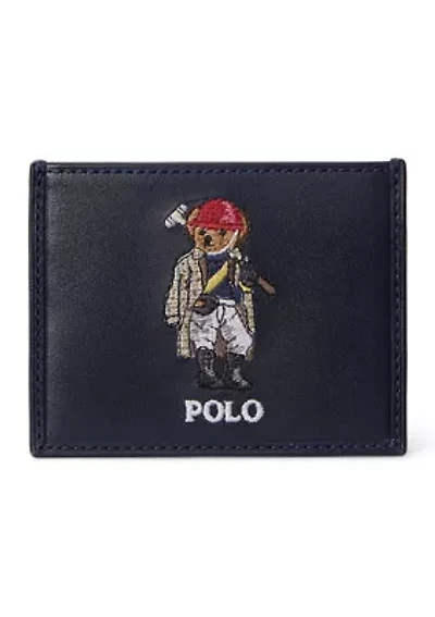 Polo Bear Leather Card Case