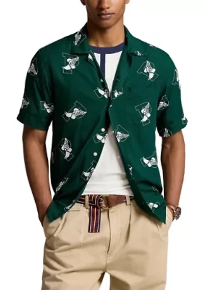 Classic Fit P-Wing Camp Shirt