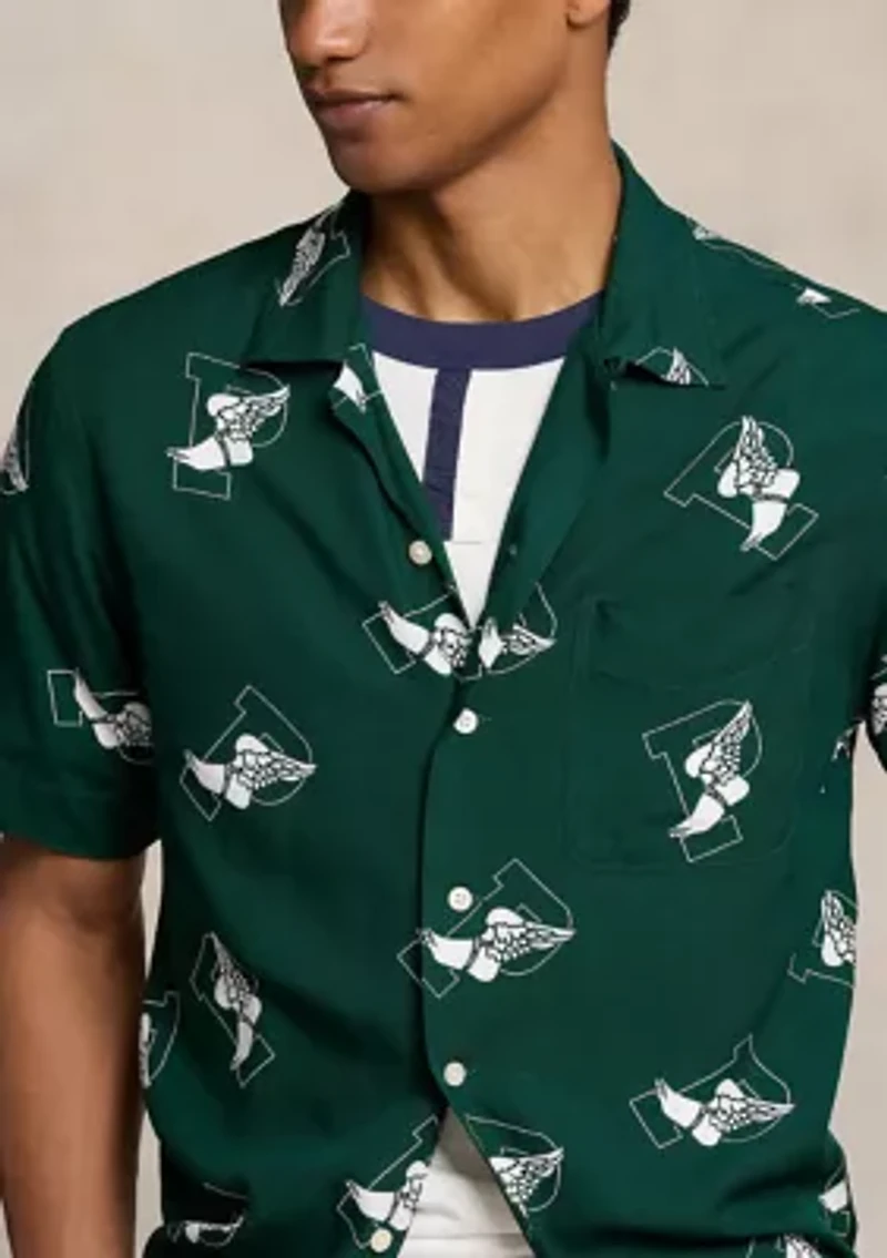 Classic Fit P-Wing Camp Shirt