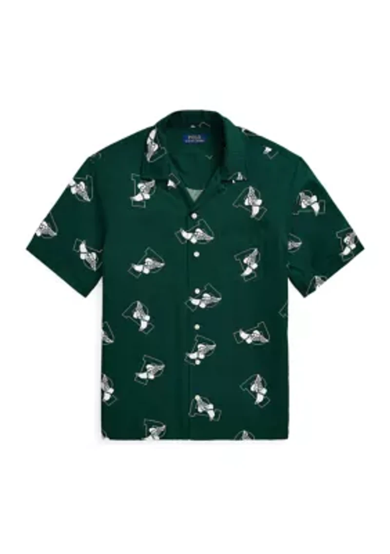 Classic Fit P-Wing Camp Shirt