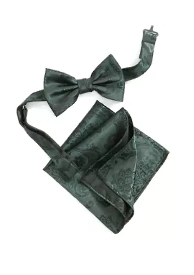 Paisley Bow Tie Set