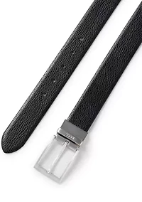 Ollie Pebbled Leather Reversible Belt
