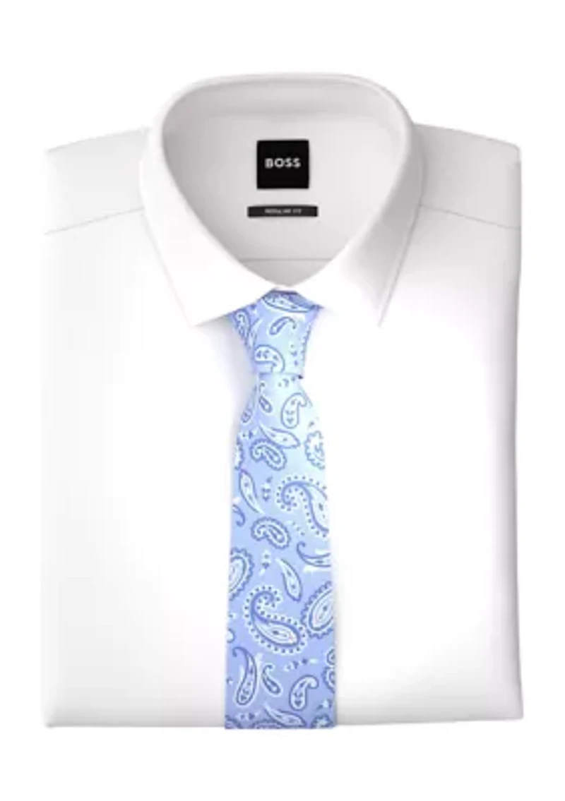	  Paisley Print Tie 